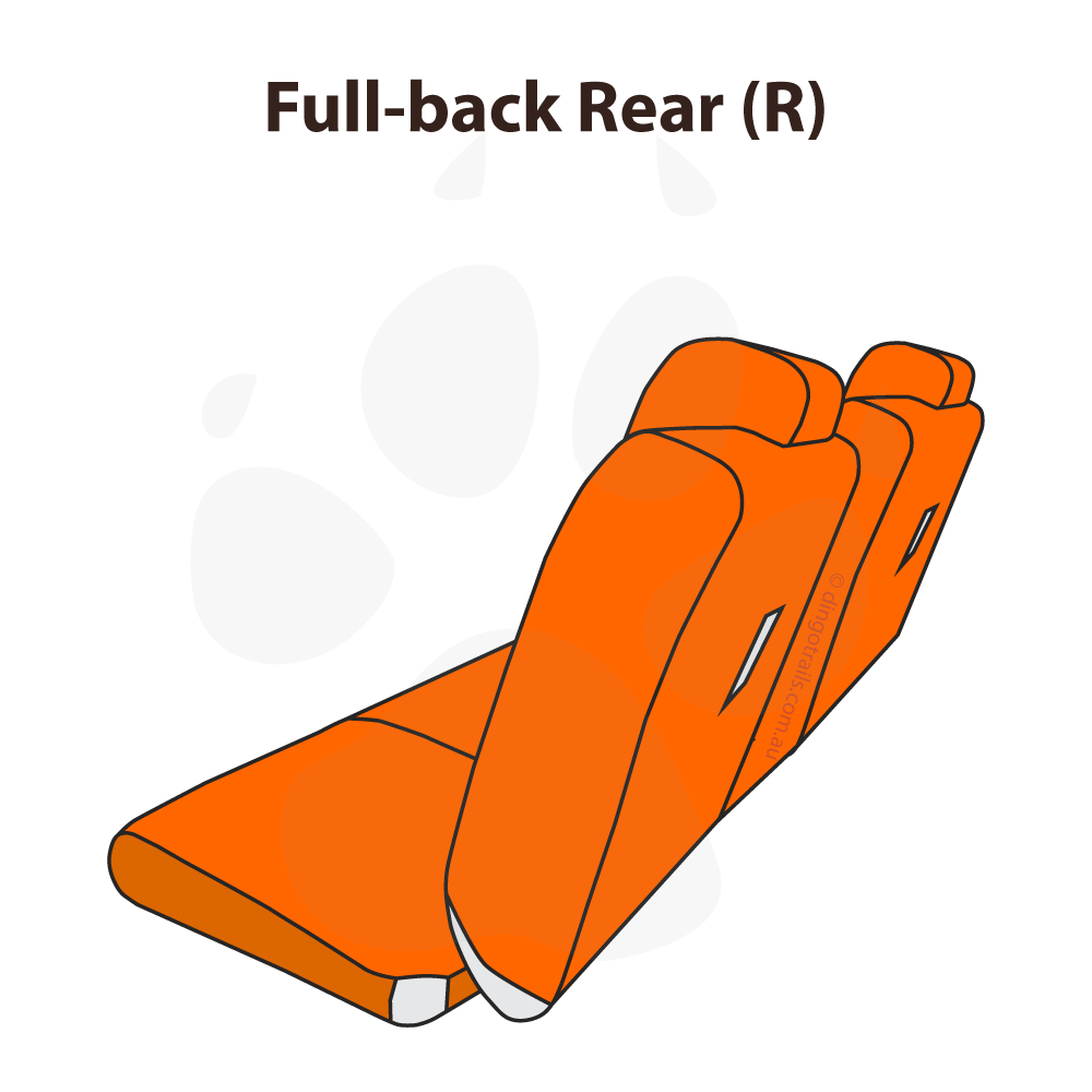 FULL-BACK Rear Seat Cover (R)